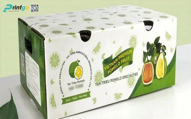 Bao bì nông sản xuất khẩu dạng thùng carton sóng