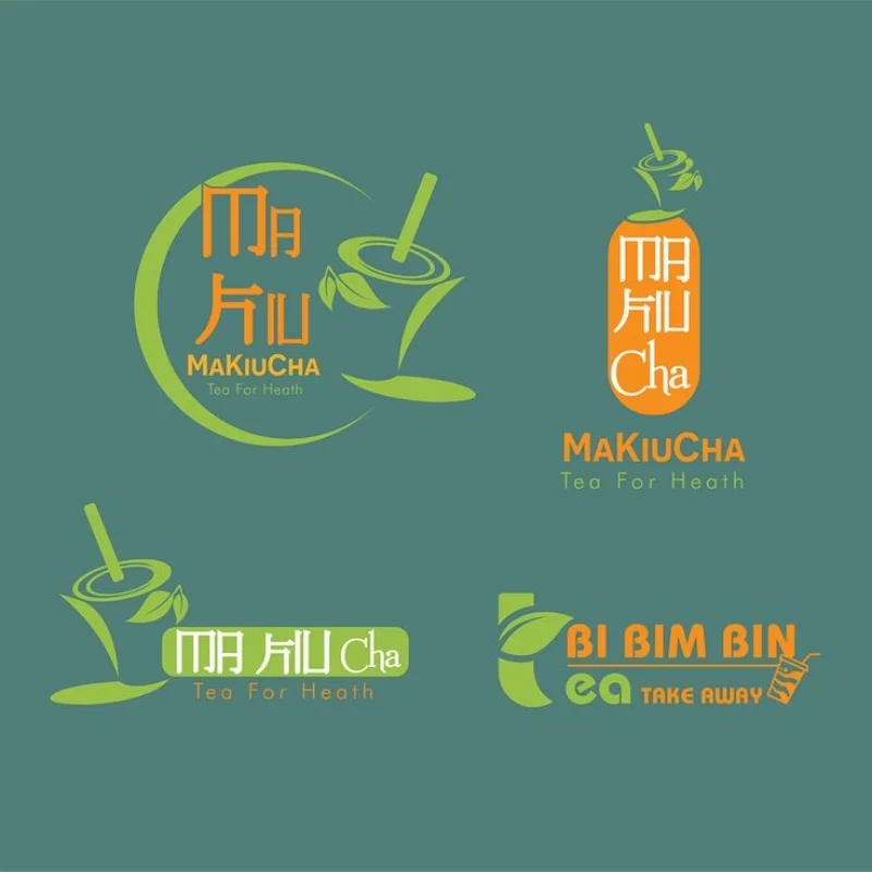 Thiết kế tem dán ly trà sữa thay đổi linh hoạt, phù hợp với từng chiến dịch quảng bá