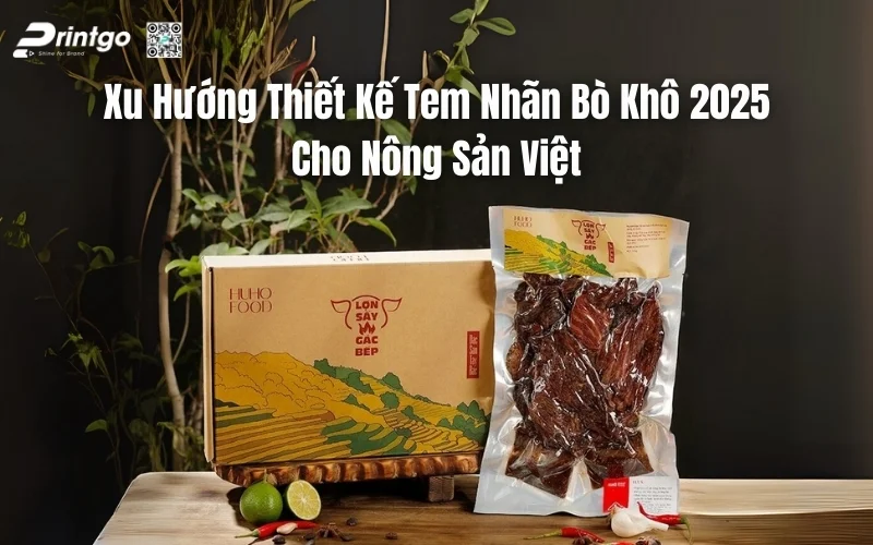 Mẫu Tem Nhãn Bò Khô Xuất Khẩu Độc Quyền Chuẩn OCOP 2025 Mẫu Tem Nhãn Bò Khô Xuất Khẩu Độc Quyền Chuẩn OCOP 2025