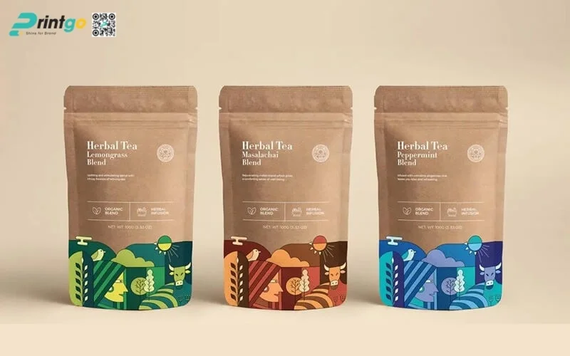 Bao bì nông sản xuất khẩu dạng giấy kraft & túi giấy chống ẩm