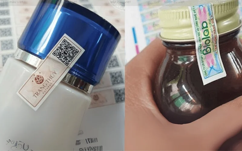 Một số mẫu tem vỡ niêm phong nông sản