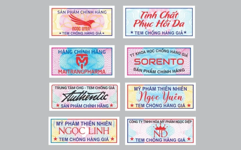 Những mẫu decal vỡ giòn niêm phong 