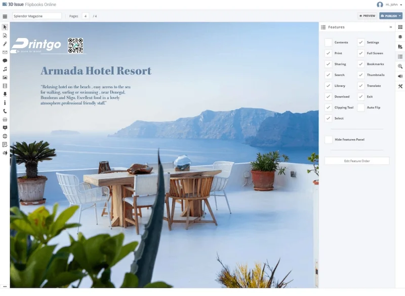 Phần mềm thiết kế catalogue 3D Issue online hiện đại, chất lượng cao 