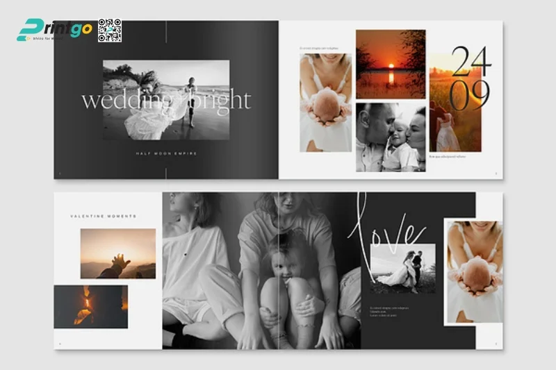 Mẫu photobook gia đình có thể cá nhân hóa theo từng thành viên