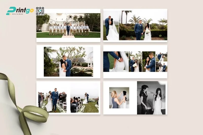 Mẫu photobook đám cưới được thiết kế riêng theo concept cưới