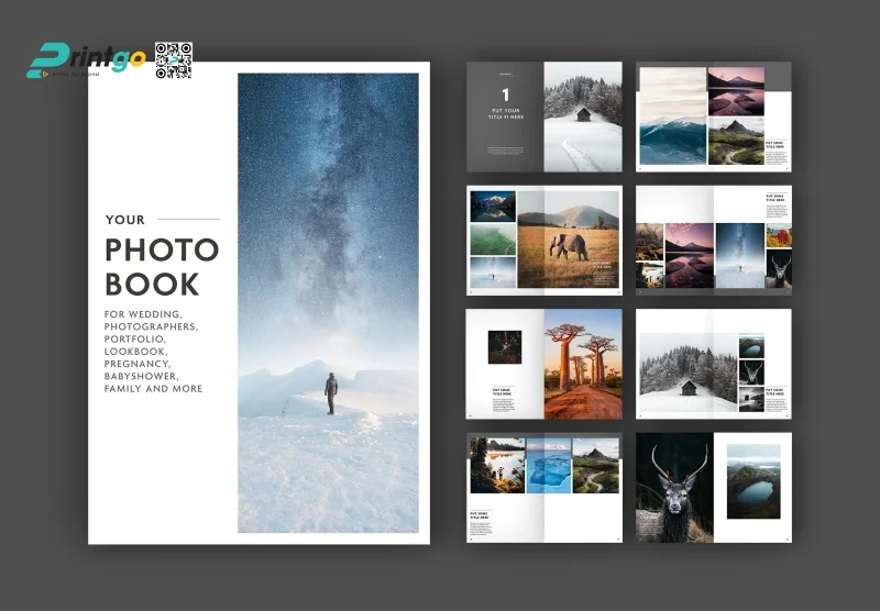 Mẫu photobook thiên nhiên phong cảnh 
