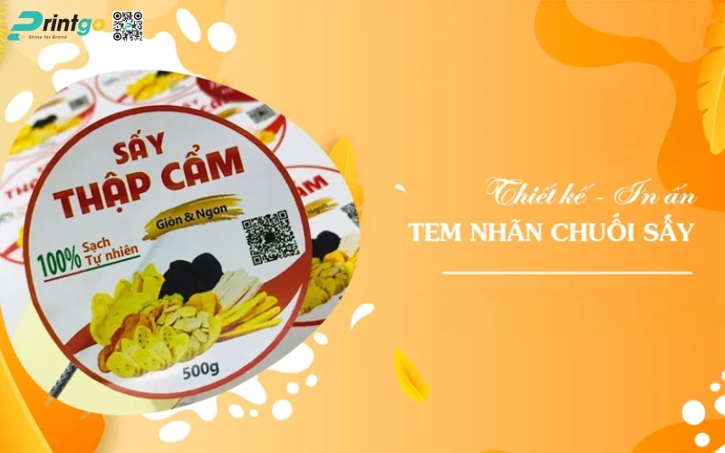 Những sai lầm thường gặp khi thiết kế & in tem chuối sấy cần lưu ý