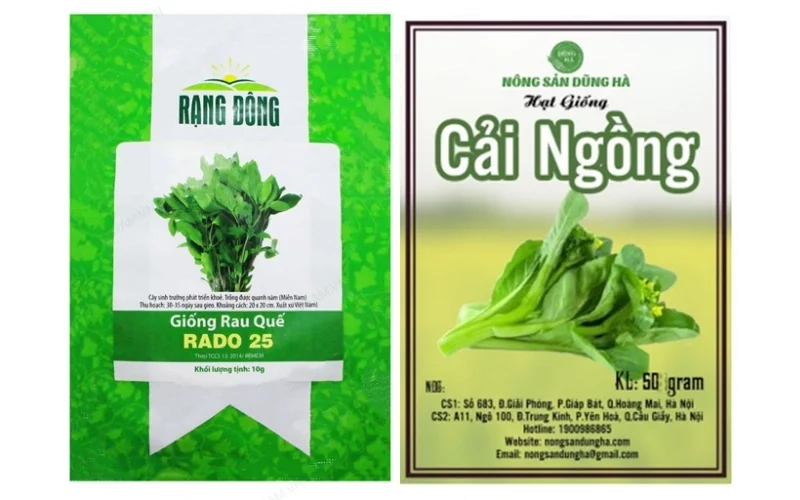 Tem nhãn rau củ dạng thương hiệu cá nhân 