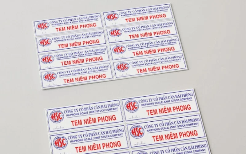 Những mẫu decal vỡ giòn niêm phong 