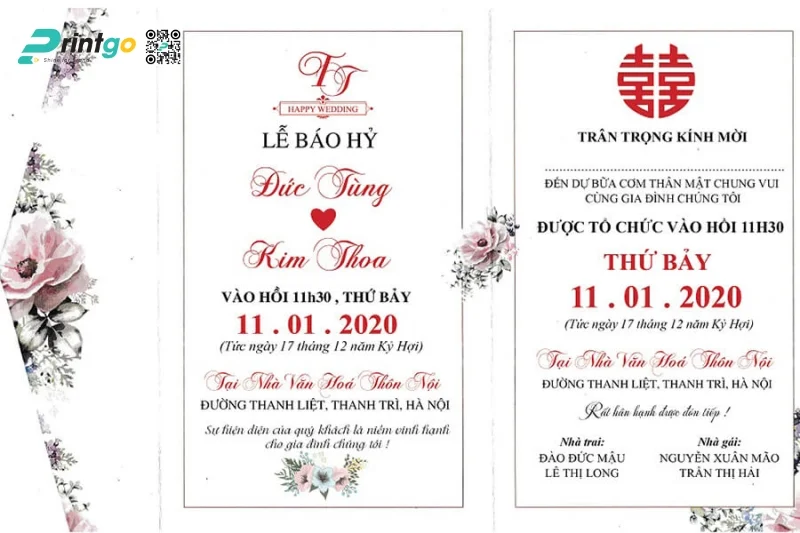 Thiệp báo hỷ là gì