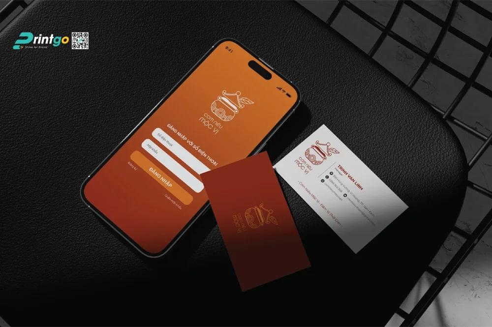 Một số dự án thiết kế logo thương hiệu mà Printgo đã thực hiện - Logo thương hiệu Cơm niêu Mộc Vị