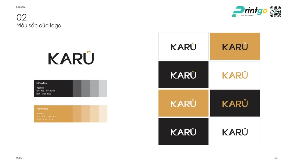 Màu sắc nhận diện thương hiệu mỹ phẩm nam Karu
