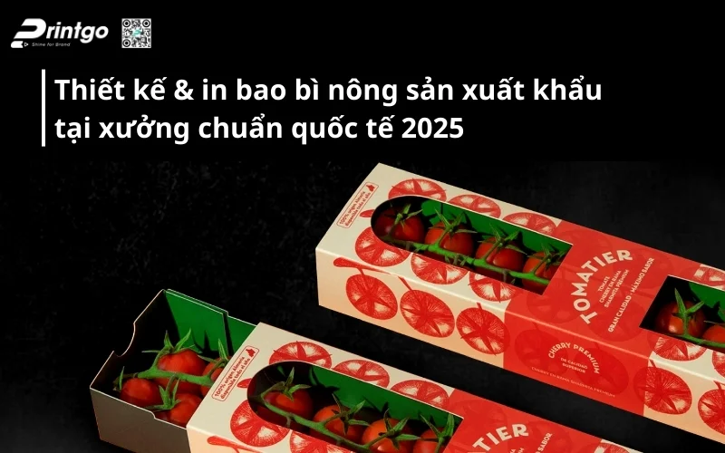 Tư Vấn Thiết Kế & In Ấn Mẫu Bao Bì Nông Sản Xuất Khẩu 2025 Tại Xưởng