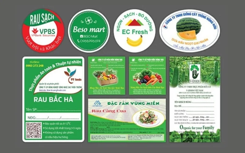 Tem rau củ đạt chứng nhận hữu cơ (Organic) 