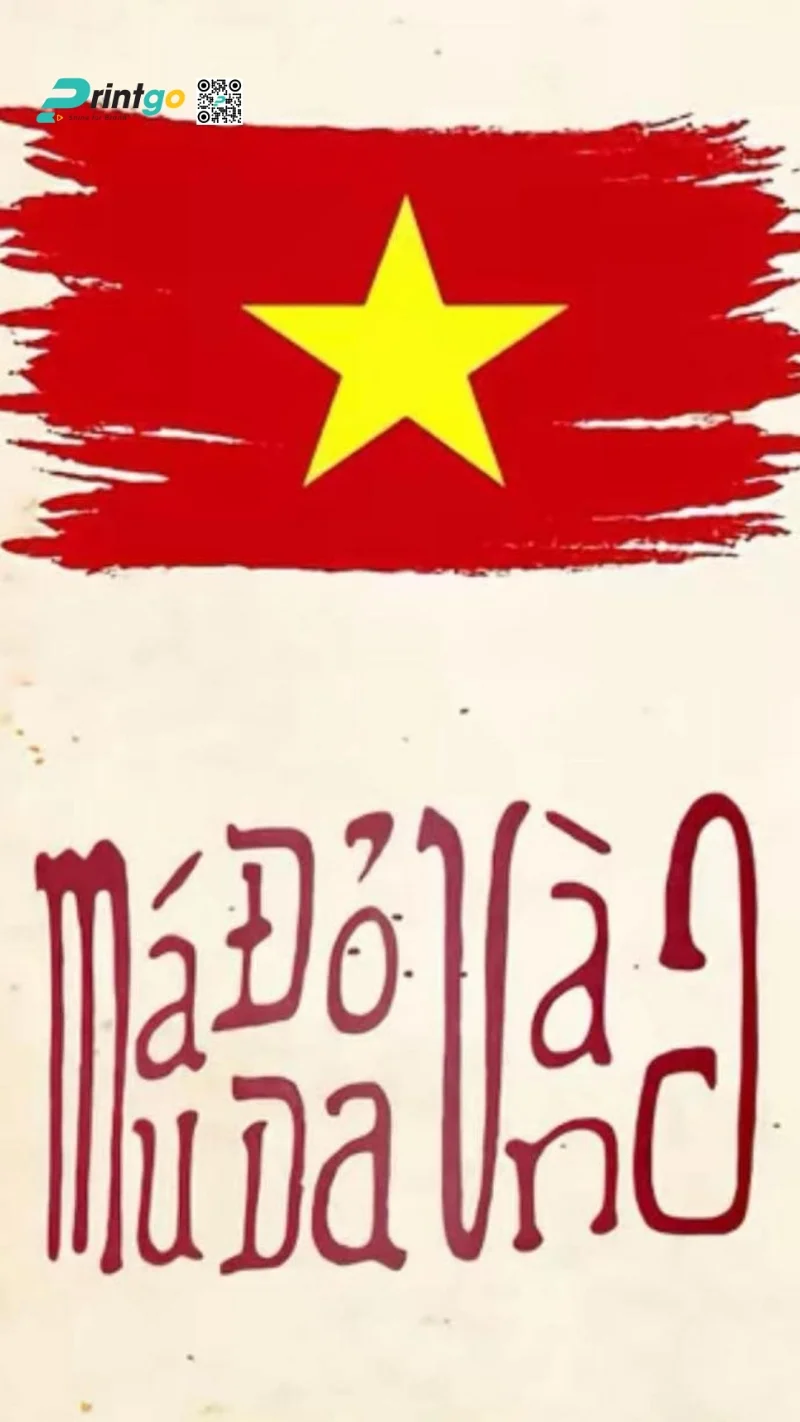 Hình nền điện thoại kỷ niệm 80 năm Quốc Khánh Việt Nam miễn phí khác - Máu đỏ da vàng
