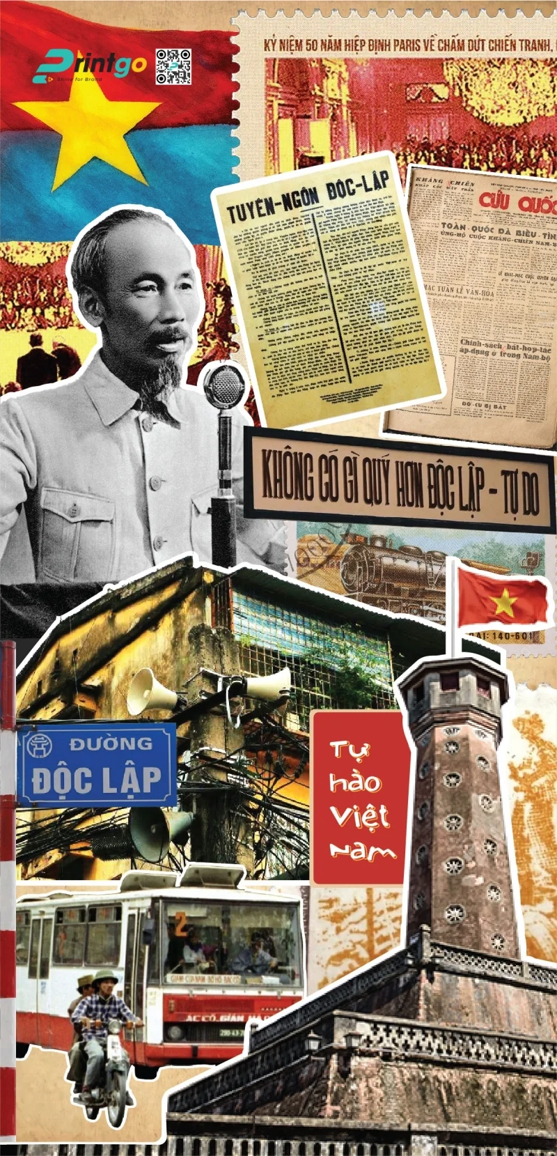 Bộ hình nền điện thoại kỷ niệm 80 năm Quốc Khánh Việt Nam - “Tự hào Việt Nam”