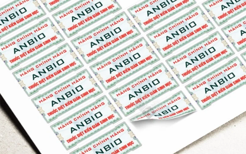 Mẫu in tem niêm phong decal vỡ hình chữ nhật - tròn - elip 