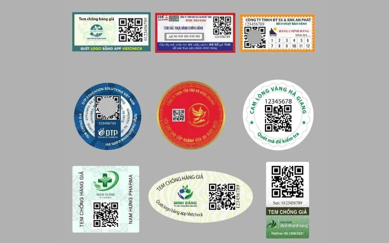 Tổng hợp 1000 mẫu in tem chống giả sản phẩm đẹp