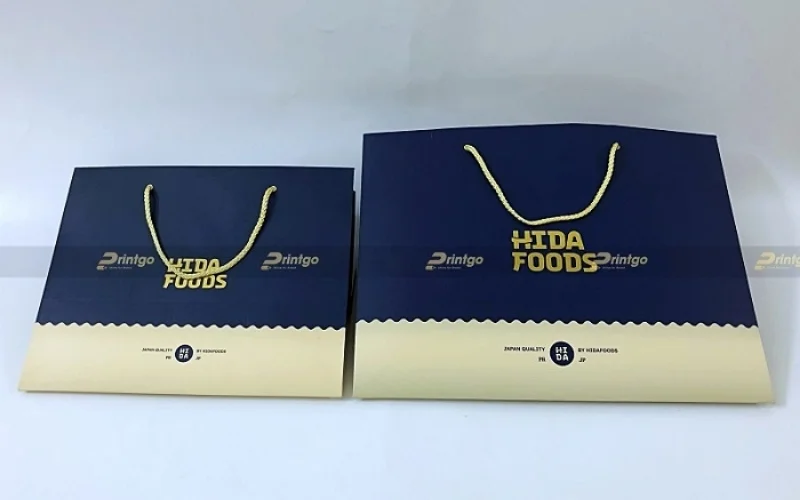 Túi đựng bánh trung thu bằng giấy ivory