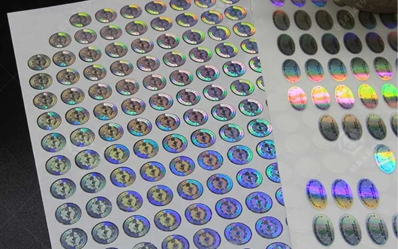 Mẫu tem chống hàng giả Hologram thông thường Mẫu tem chống hàng giả Hologram thông thường