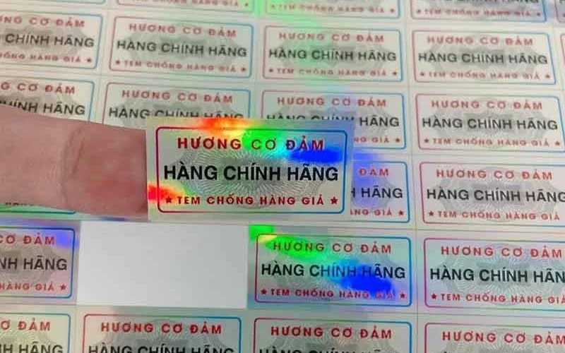 Mẫu in tem niêm phong dạng hologram - hologram 3D