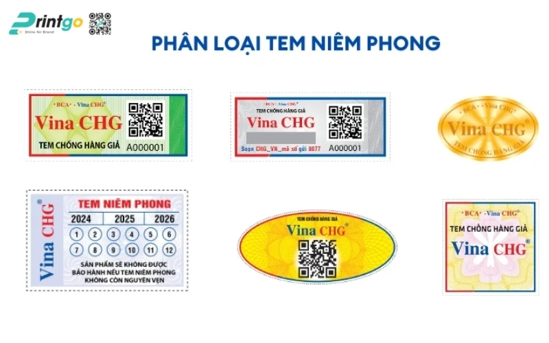 Các loại tem vỡ niêm phong phổ biến hiện nay