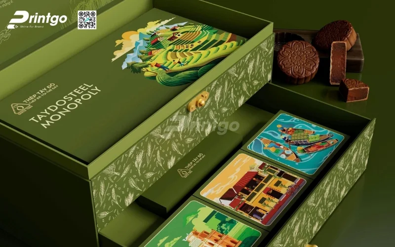 Hộp bánh trung thu board game Thép Tây Đô