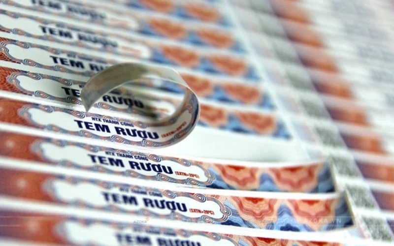 Mẫu in tem niêm phong nông sản nổng bật
