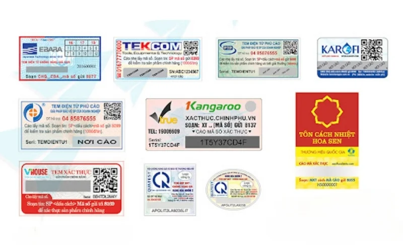 Tổng hợp những mẫu tem chống giả SMS chuẩn xu hướng 2025