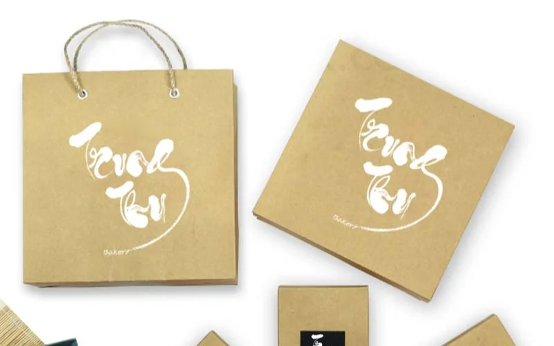 Túi giấy đựng bánh trung thu Kraft