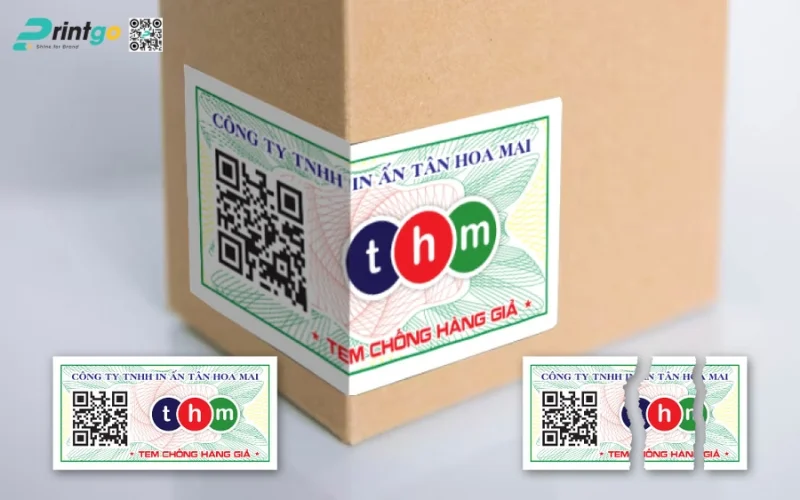 Đặc điểm chi tiết của mẫu tem niêm phong độc quyền