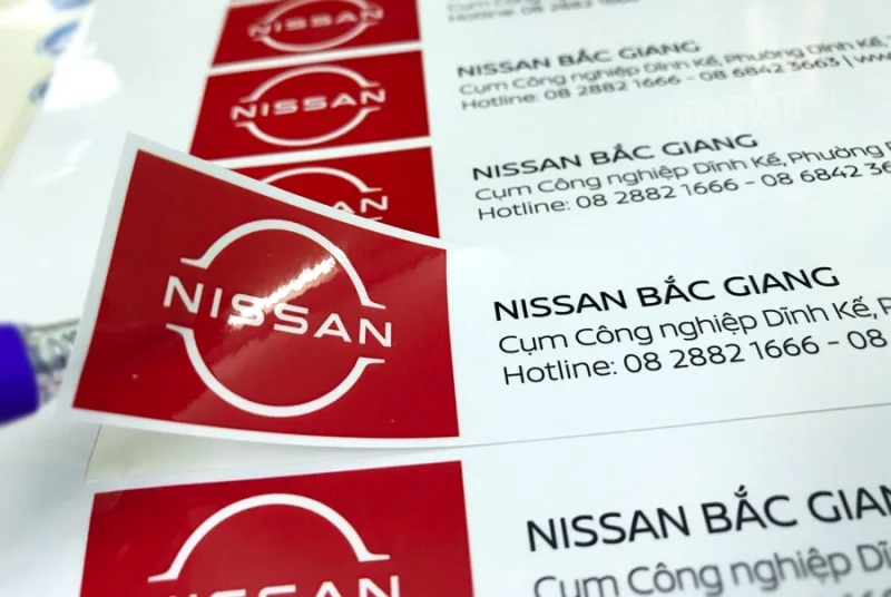 Ưu điểm và hạn chế chính của decal sữa trong in ấn tem nhãn 