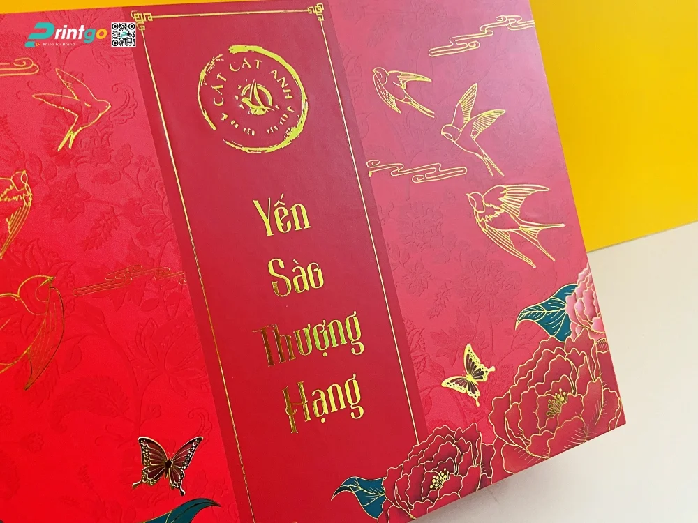 Gia công ép kim tạo sự nổi bật cho hộp đựng yến Cát Cát Anh