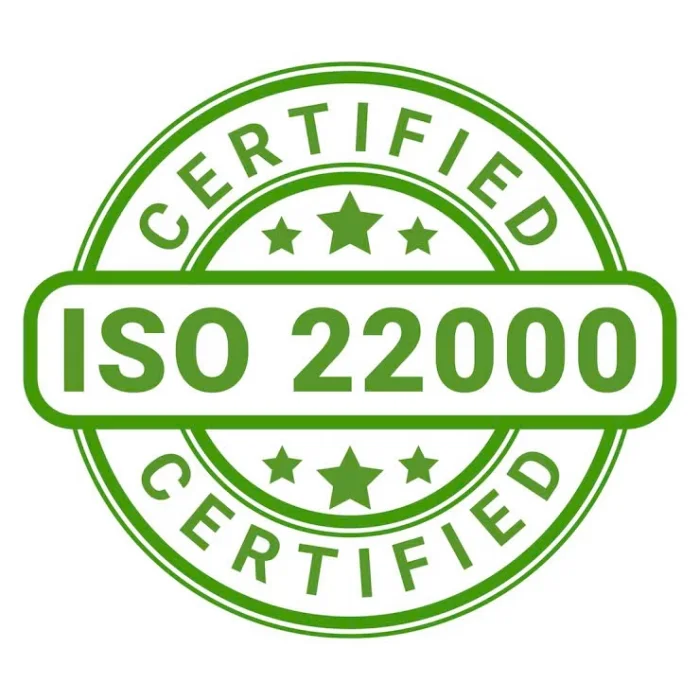 File vector chứng chỉ ISO 22000