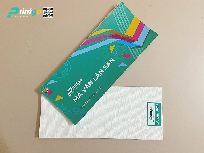 Mẫu cán vân trên giấy tại xưởng miền Bắc của Printgo - LHV06