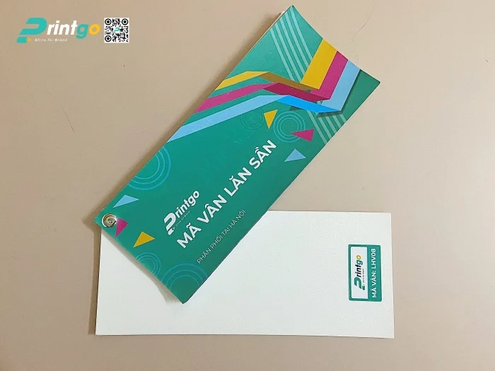 Mẫu cán vân trên giấy tại xưởng miền Bắc của Printgo - LHV08