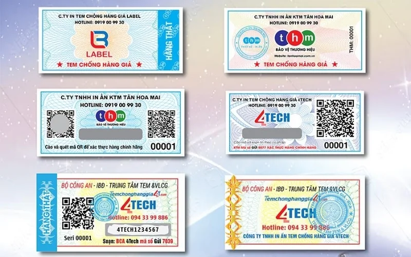 Tổng hợp 1000 mẫu in tem chống giả sản phẩm đẹp