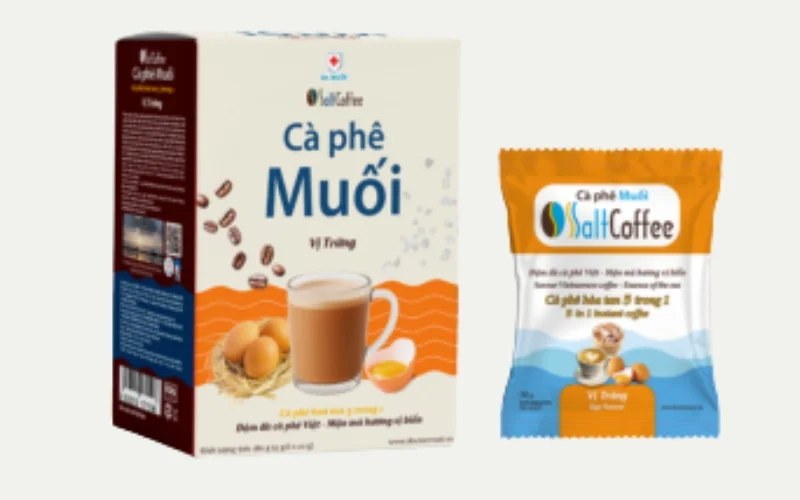 Thiết kế bao bì cà phê dạng hộp giấy 