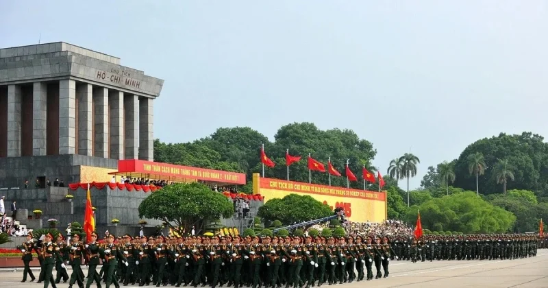 Ảnh mừng kỉ niệm 70 năm quốc kháng 2/9 năm 2015 oai hùng