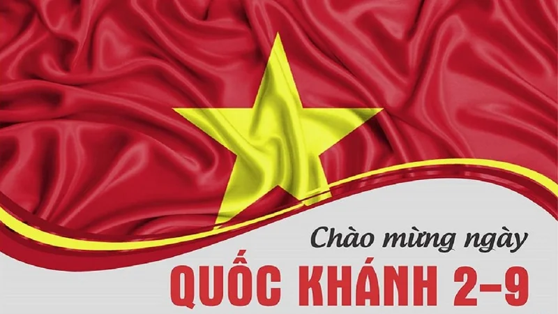 Ảnh thiết kế sáng tạo chào mừng quốc khánh mùng 2/9