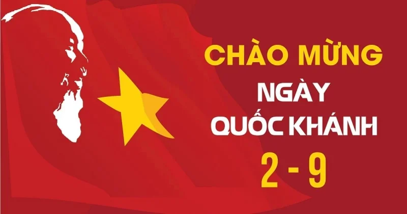 Ảnh thiết kế chào mừng quốc khánh mùng 2/9