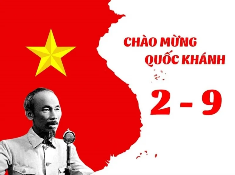 Ảnh thiết kế chào mừng quốc khánh mùng 2 tháng 9