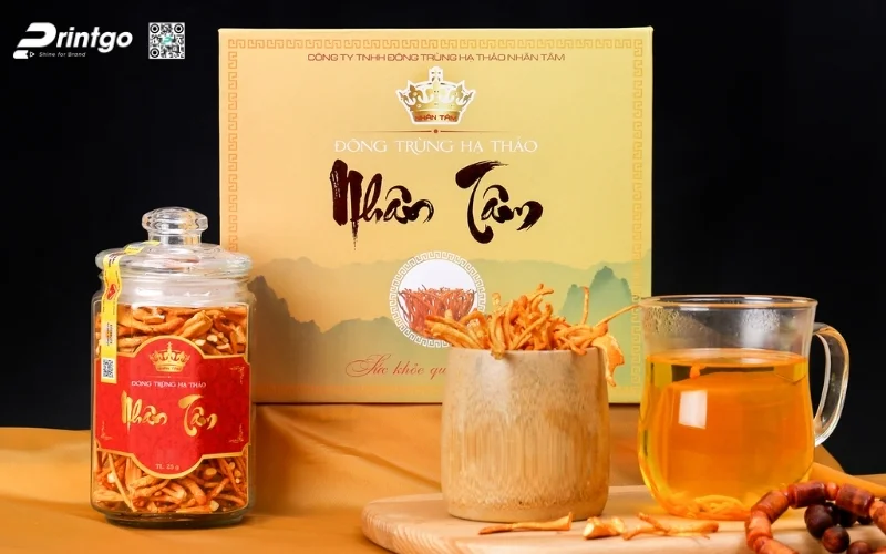 Mẫu in tem niêm phong nông sản nổng bật
