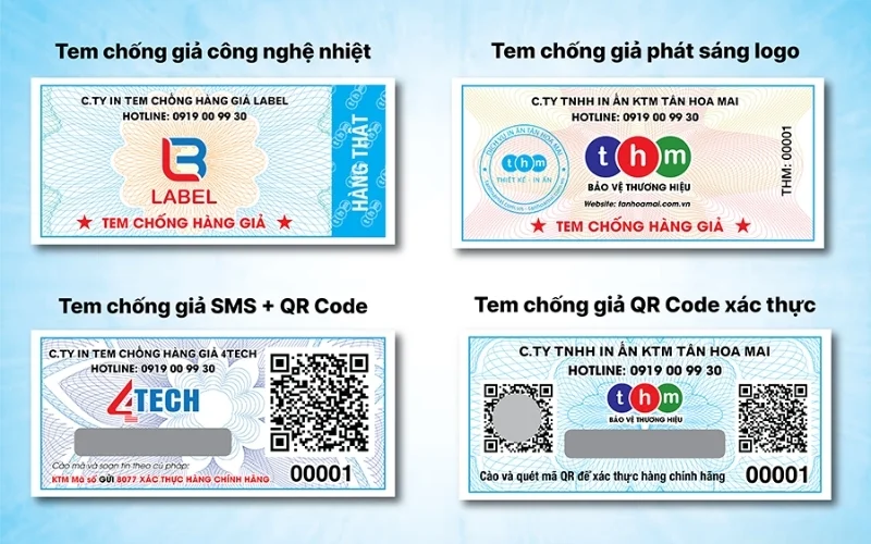 Tổng hợp những mẫu tem chống giả SMS chuẩn xu hướng 2025