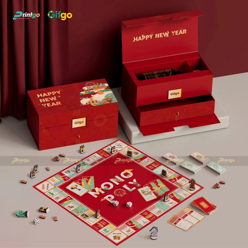 Hộp 2 tầng đựng boardgame