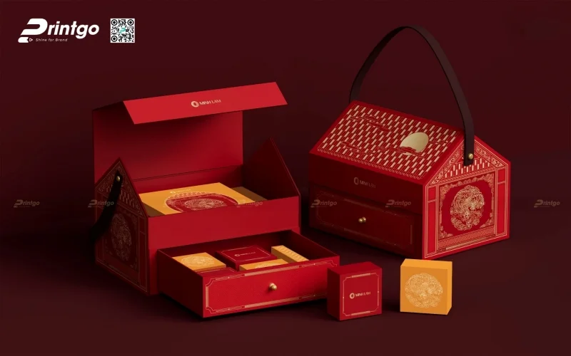 Kỹ thuật gia công sau in hộp 2 tầng