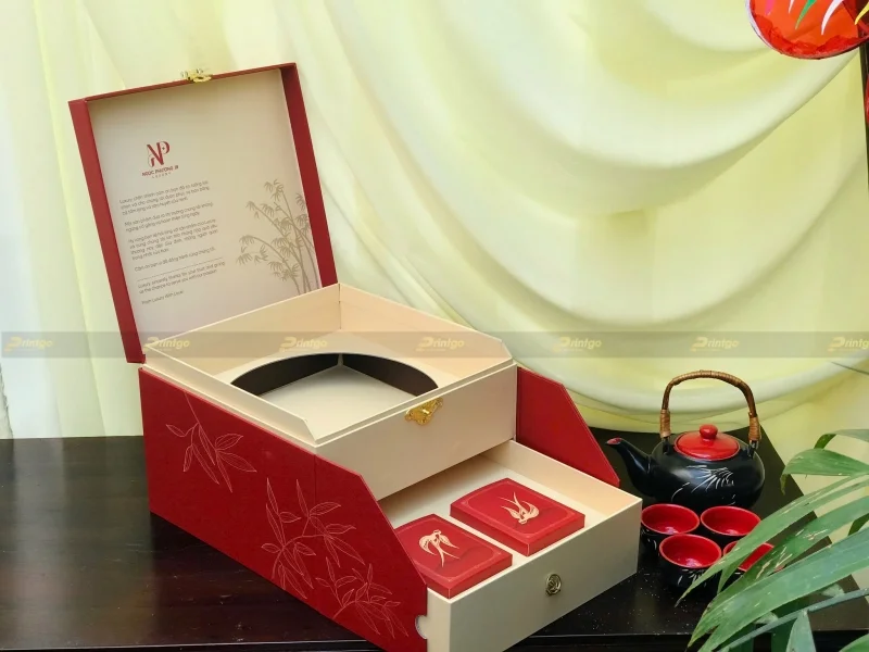 Hộp yến sào 2 tầng Nie Phạm
