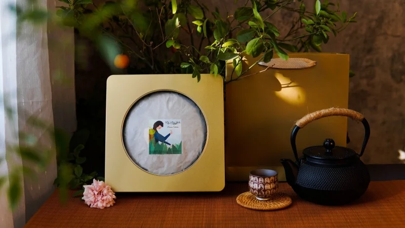 Hộp trà phổ nhĩ với phong cách hiện đại