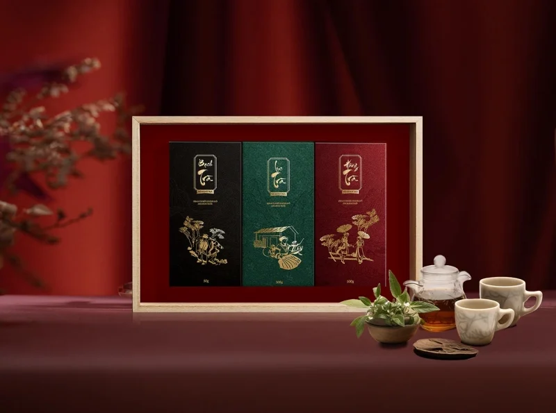 Ý nghĩa kinh tế và văn hóa thể hiện trên bao bì đựng trà Shan Tuyết