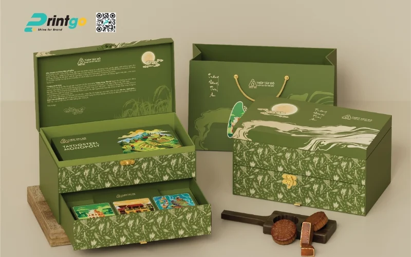Hộp bánh trung thu board game Thép Tây Đô